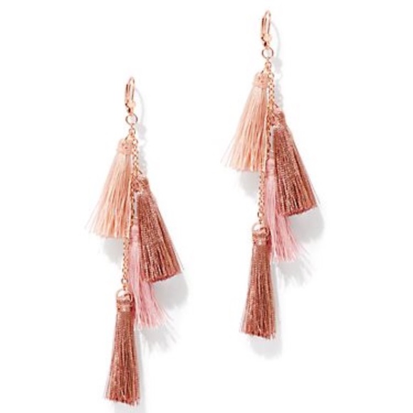 Jewelry - blush multi colored Pom Pom earrings